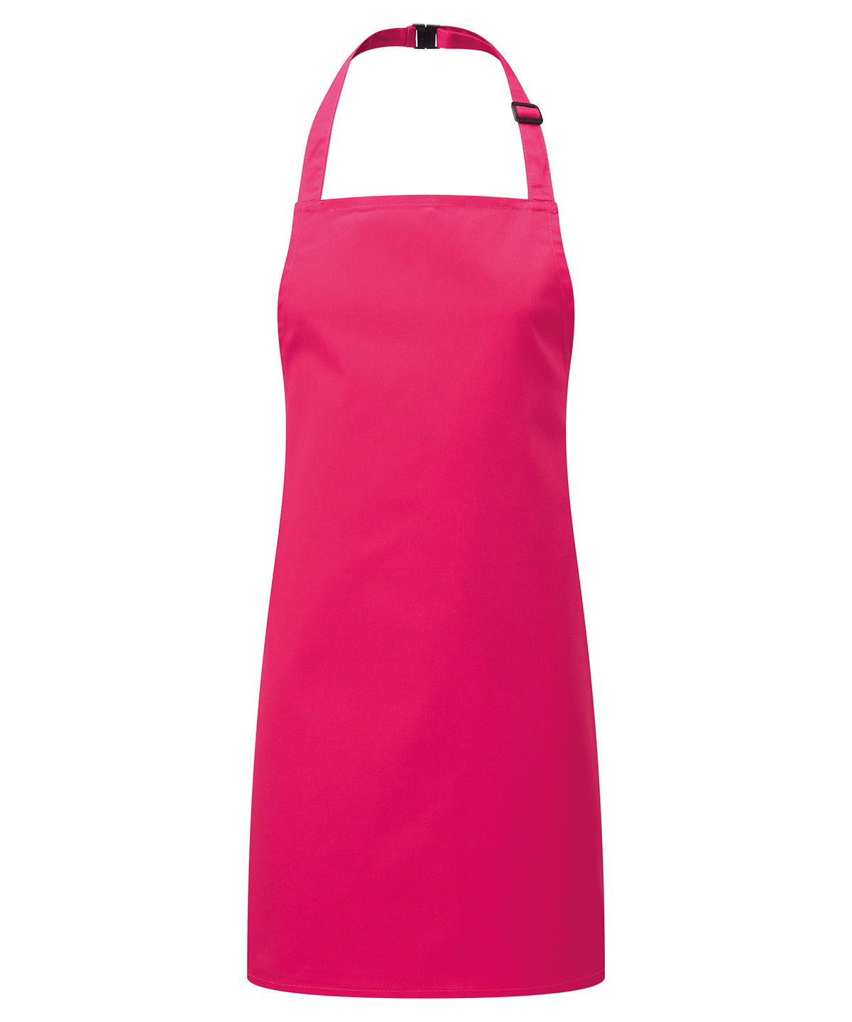 Premier Kids bib apron in Hot Pink, front view