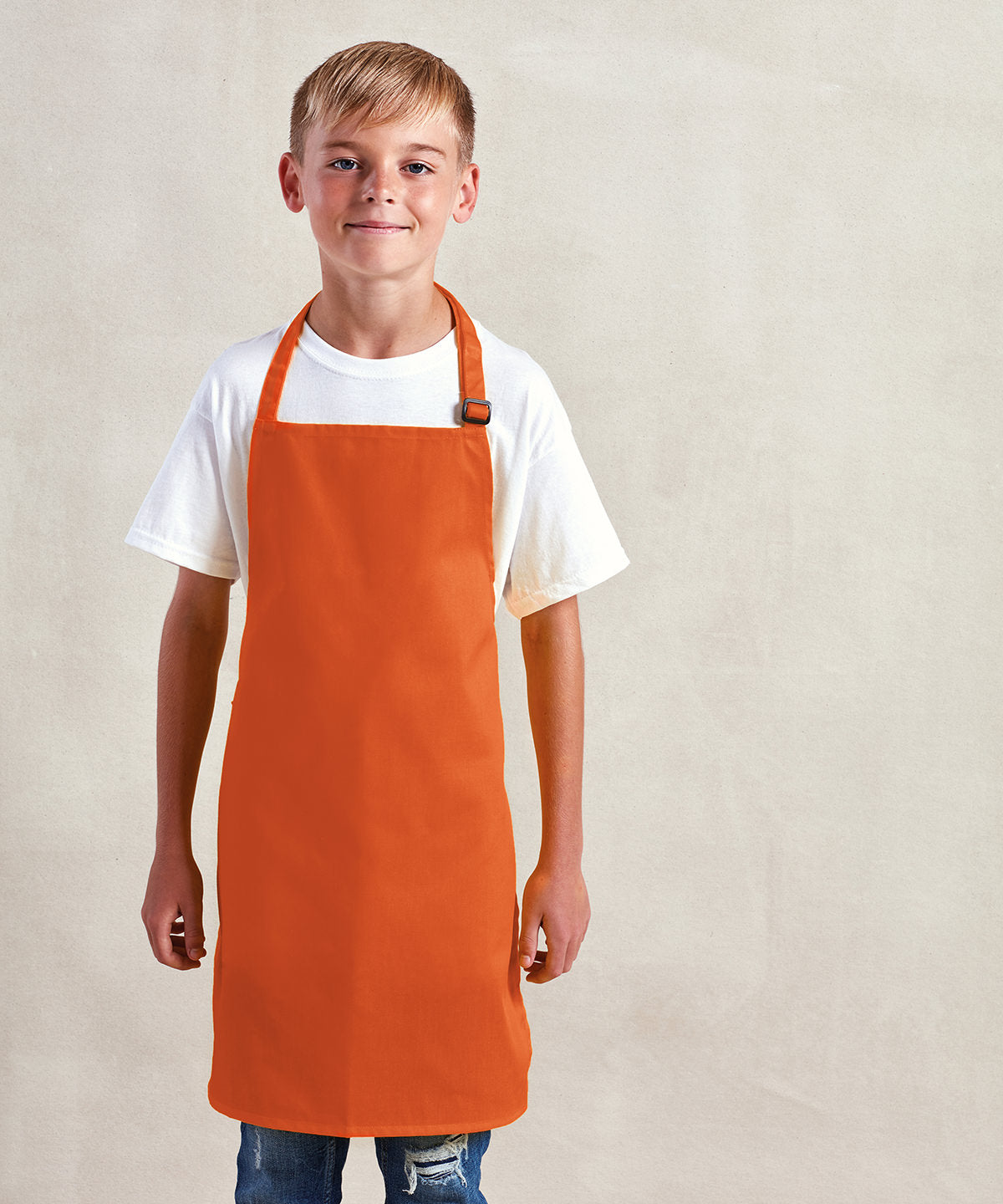 Premier Kids bib apron, lifestyle photo