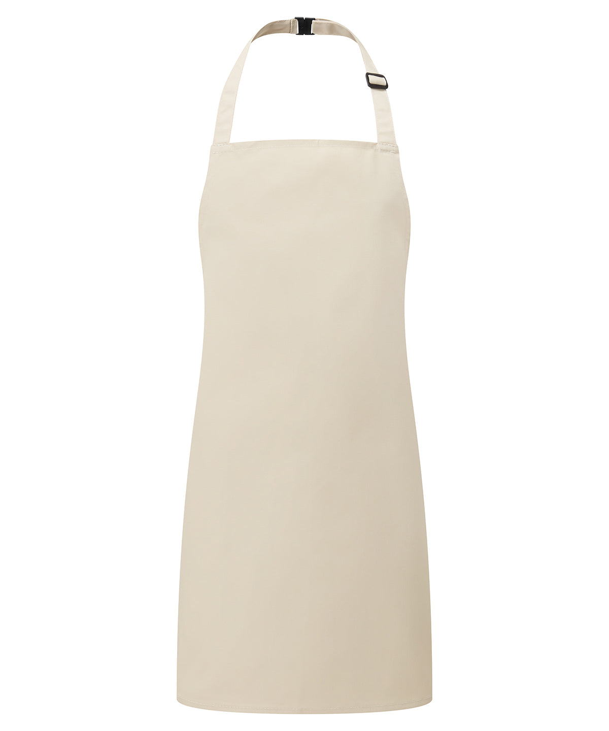 Premier Kids bib apron in Natural, front view