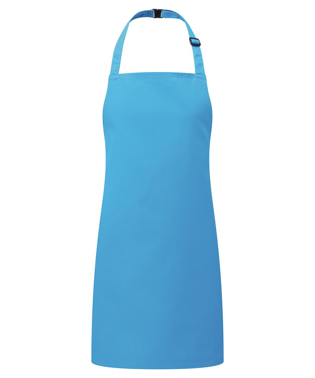 Premier Kids bib apron in Turquoise, front view