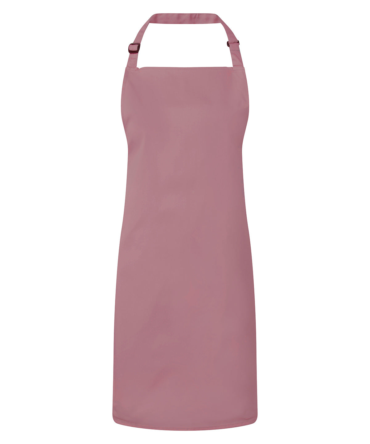 Premier Colours bib apron in Rose, front view