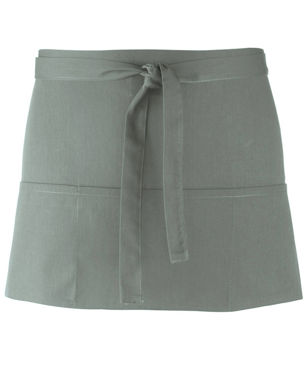 Premier Colours 3-pocket apron in Sage, front view