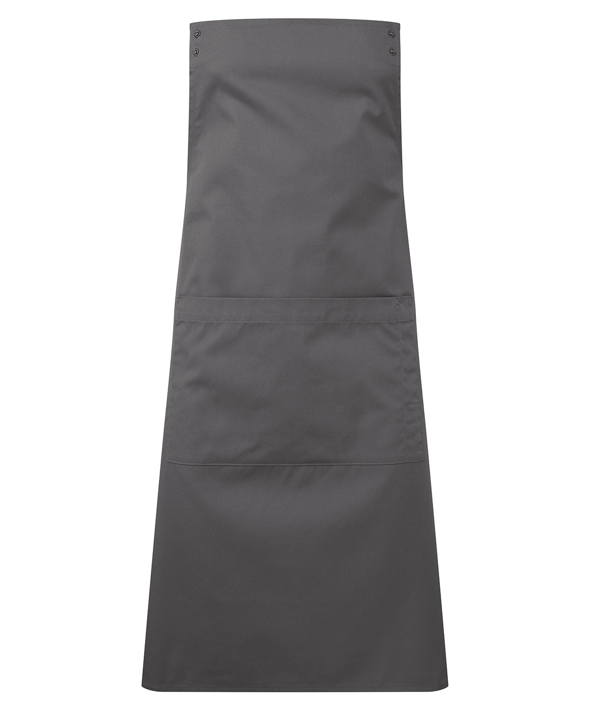 Premier ‘Swap & Pop’ Customisable Apron – Body in Dark Grey, front view