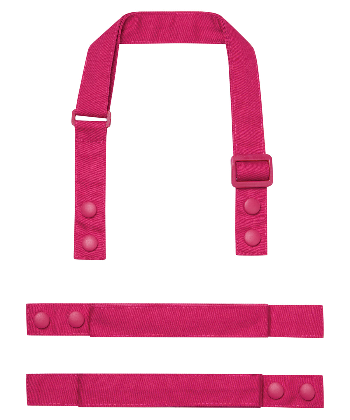 Premier ‘Swap & Pop’ Customisable Apron – Straps in Hot Pink, front view
