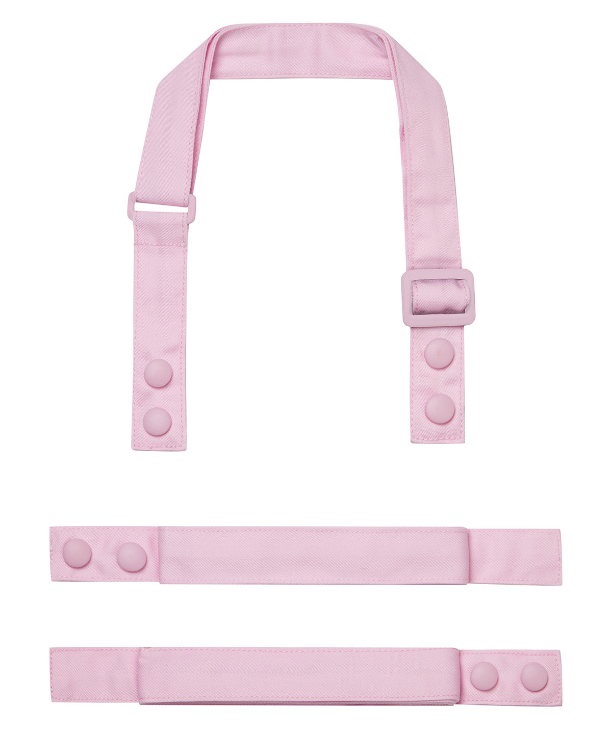 Premier ‘Swap & Pop’ Customisable Apron – Straps in Pink, front view