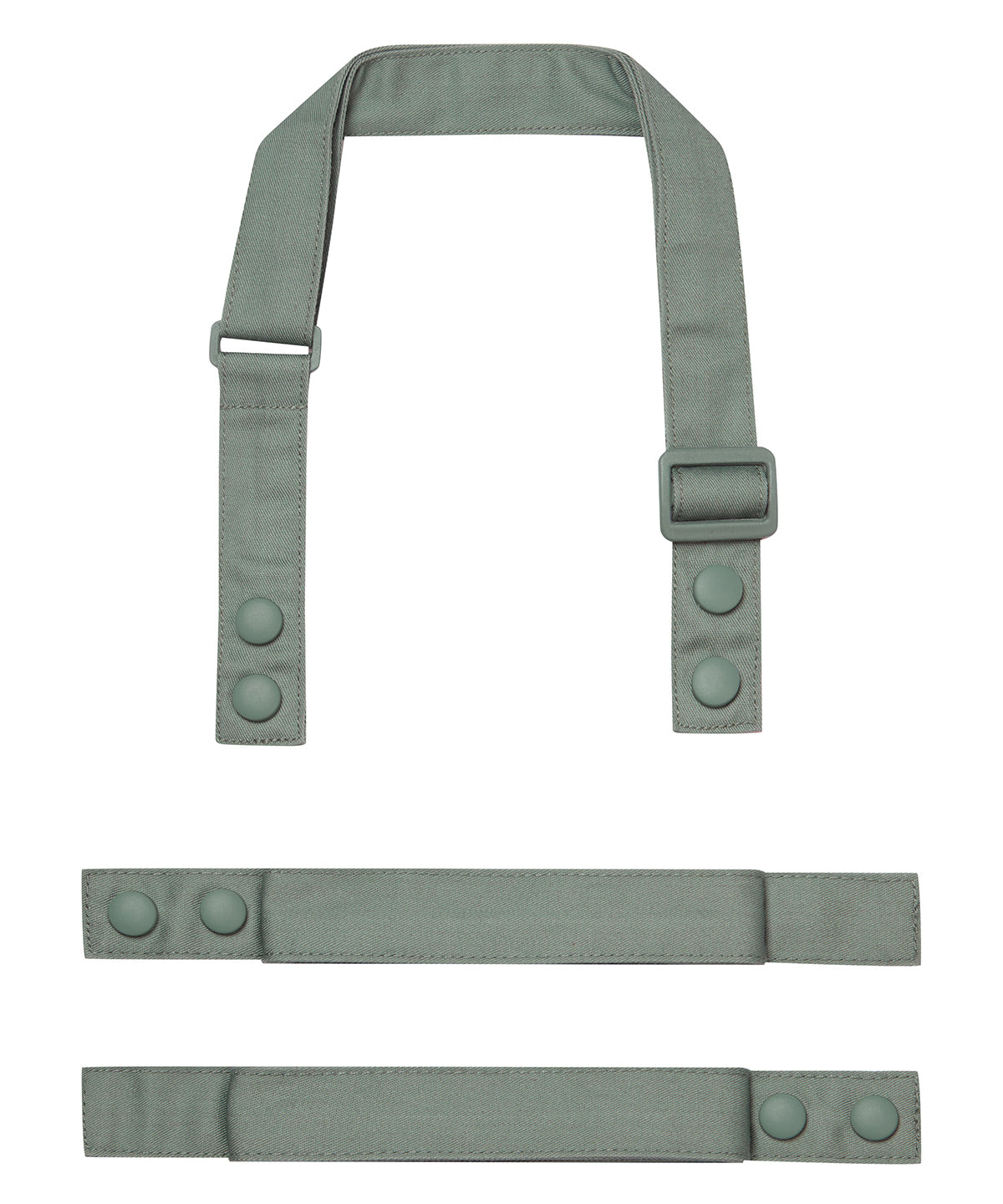 Premier ‘Swap & Pop’ Customisable Apron – Straps in Sage, front view
