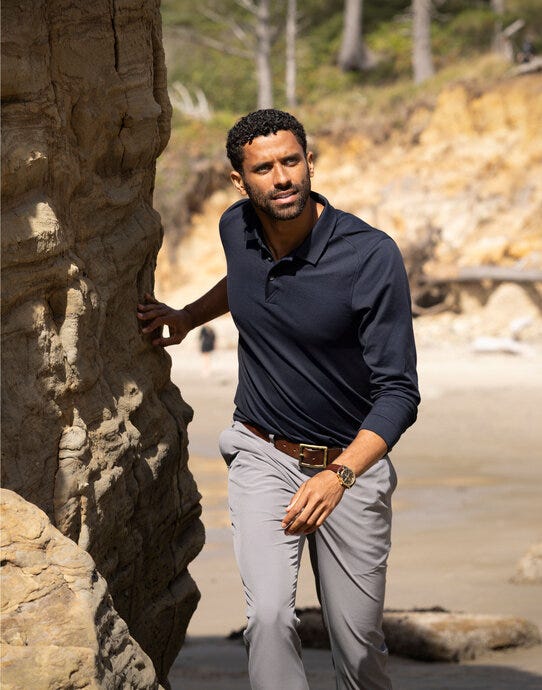 Cutter & Buck C&amp;B Advantage Long Sleeve Polo