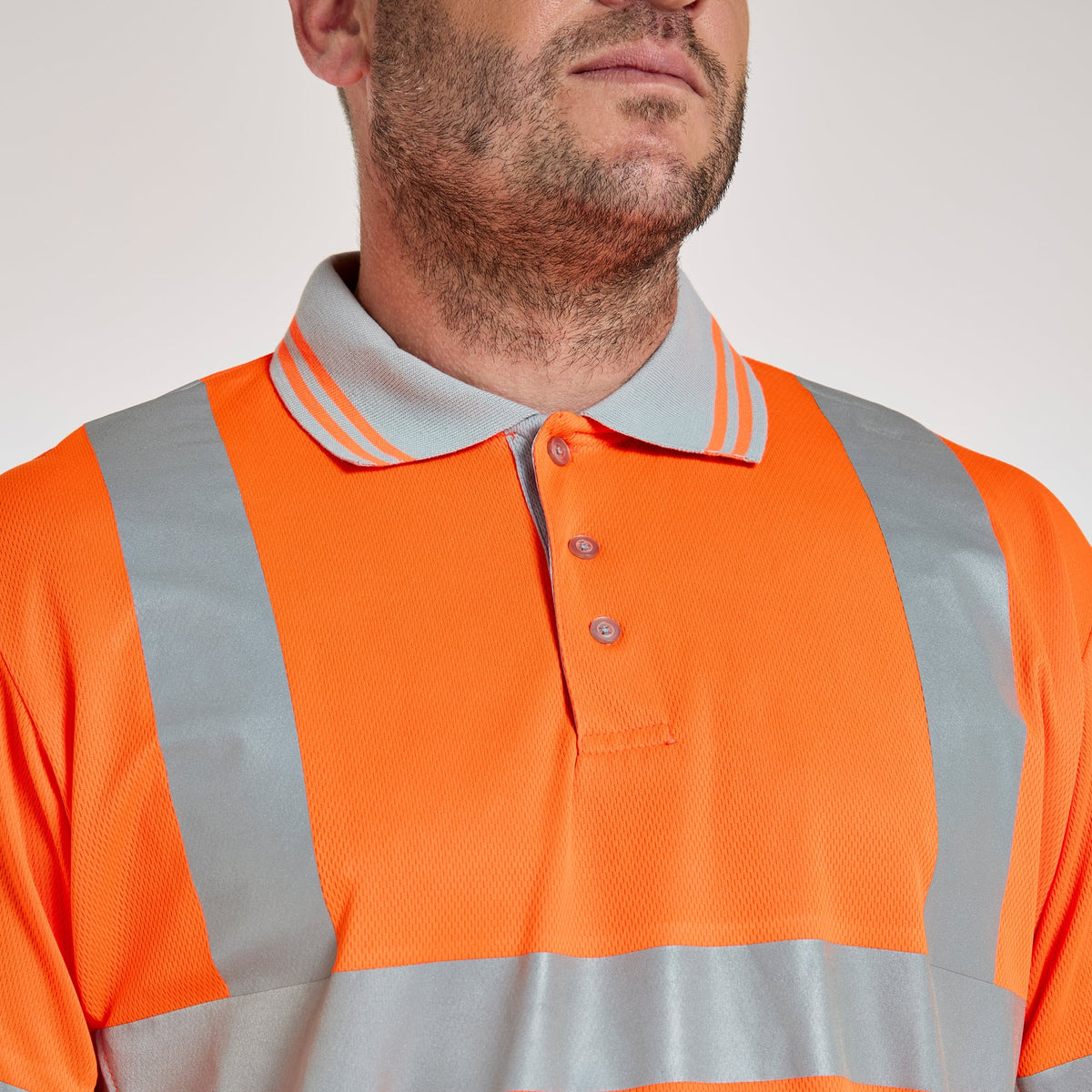 Pulsar Long Sleeve Polo Shirt Orange, image 4