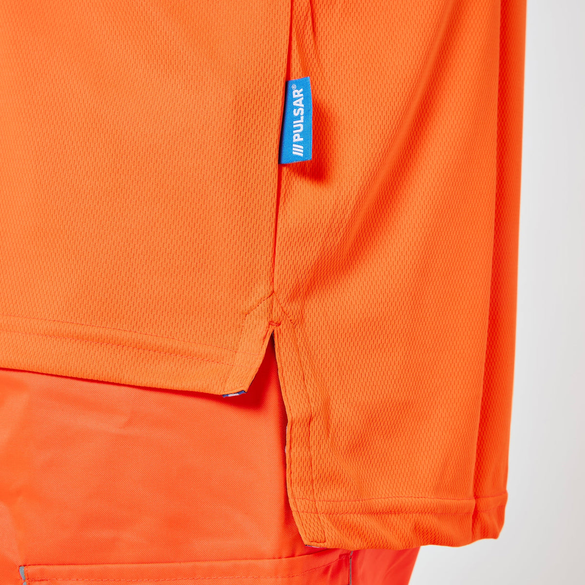 Pulsar Long Sleeve Polo Shirt Orange, image 5