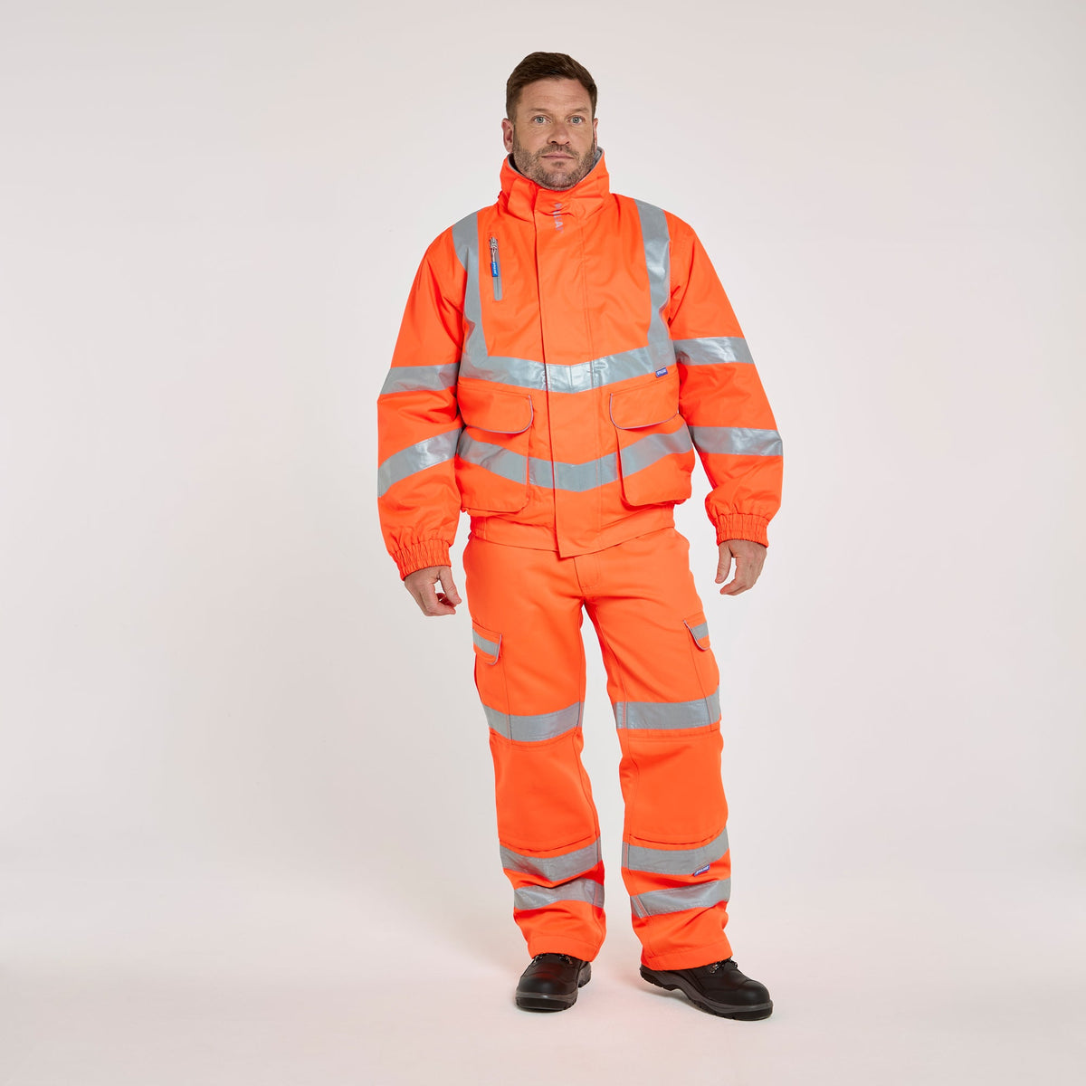 Pulsar Padded Bomber Jacket Orange, image 8