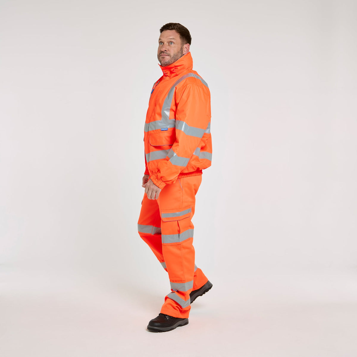 Pulsar Padded Bomber Jacket Orange, image 9