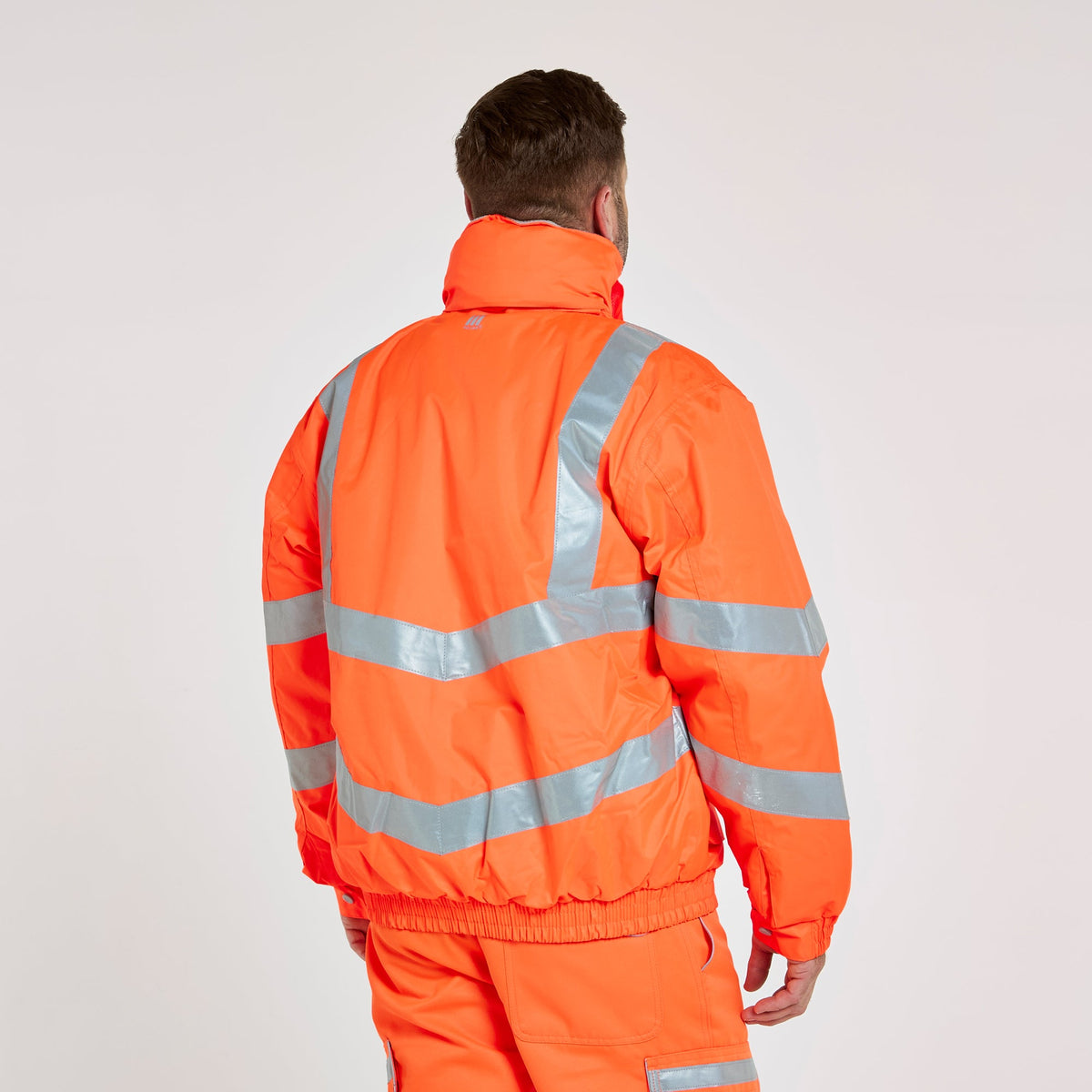 Pulsar Padded Bomber Jacket Orange, image 10