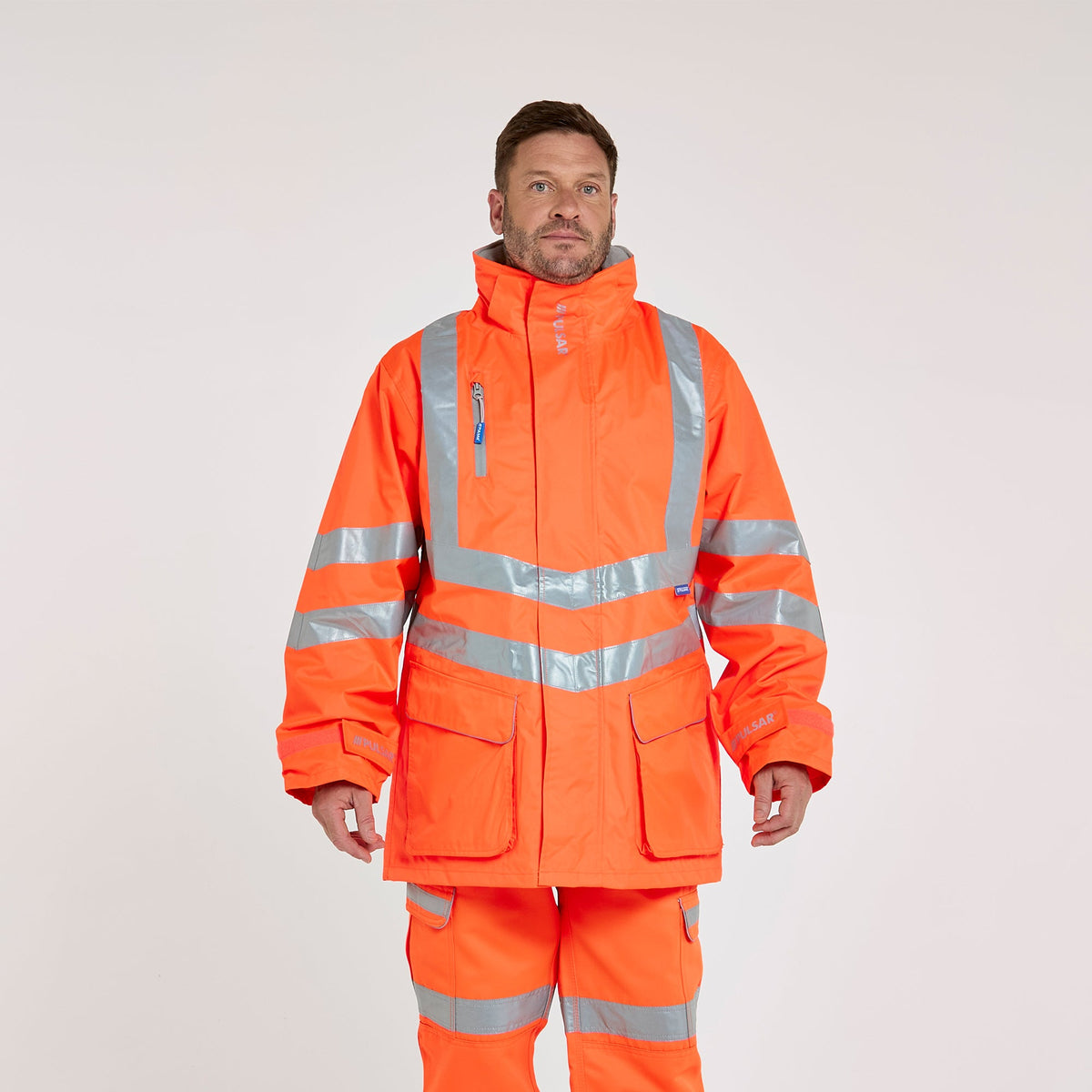 Pulsar Mesh Lined Storm Coat Orange, image 2