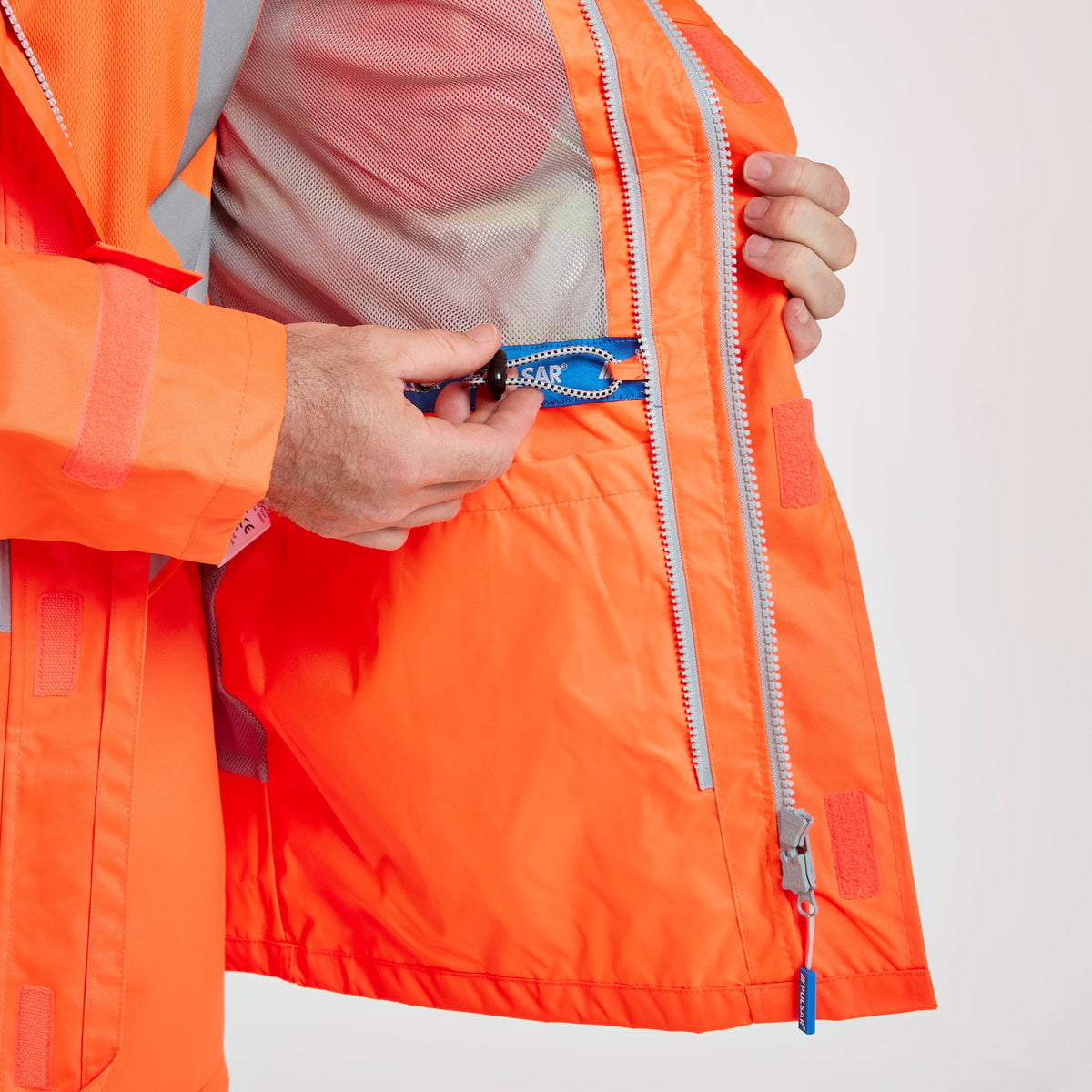 Pulsar Mesh Lined Storm Coat Orange, image 7