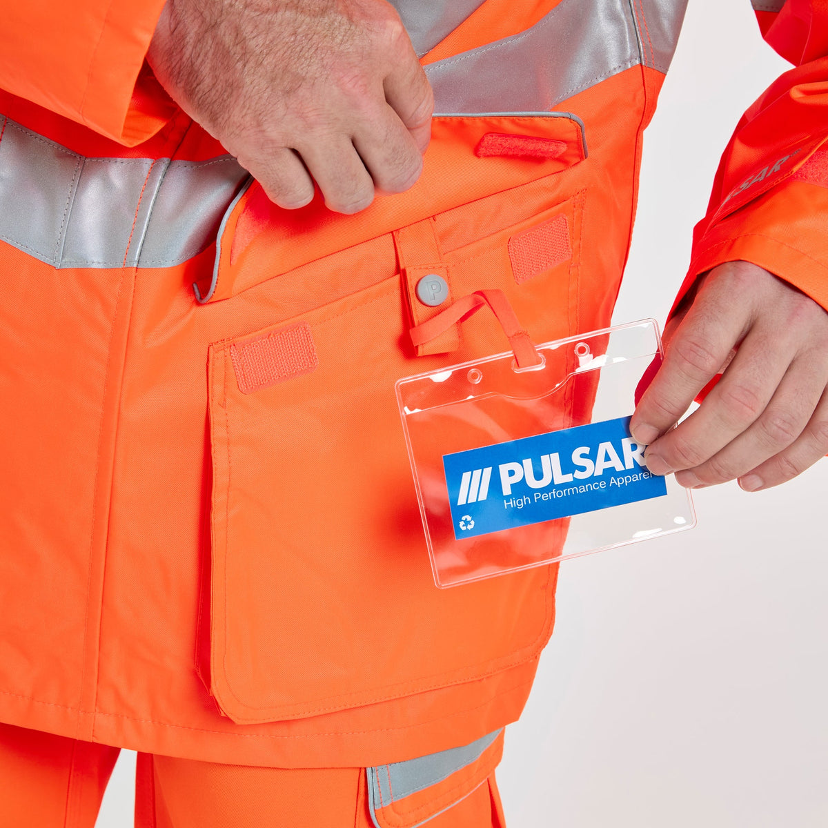 Pulsar Mesh Lined Storm Coat Orange, image 8