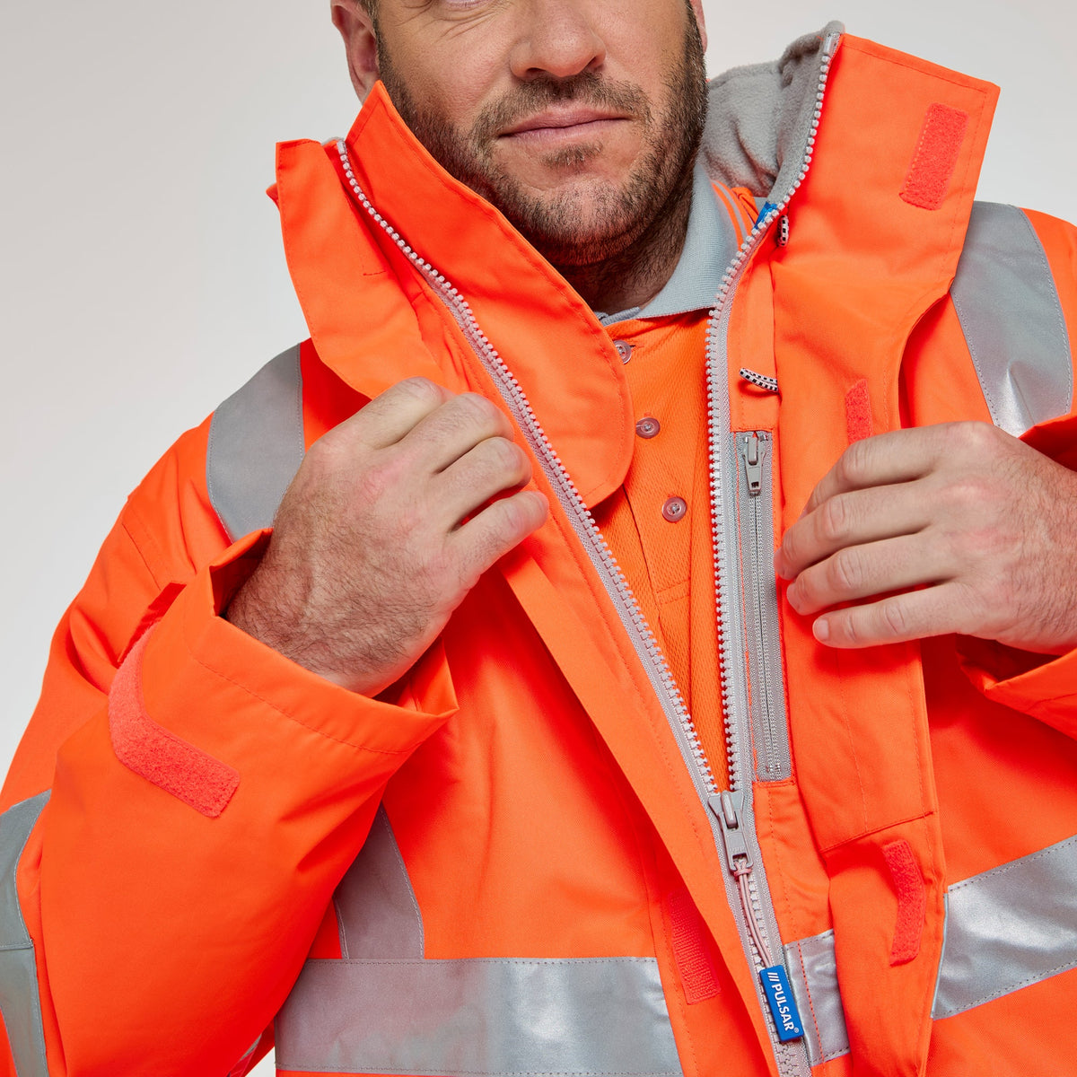 Pulsar Padded Storm Coat Orange, image 2