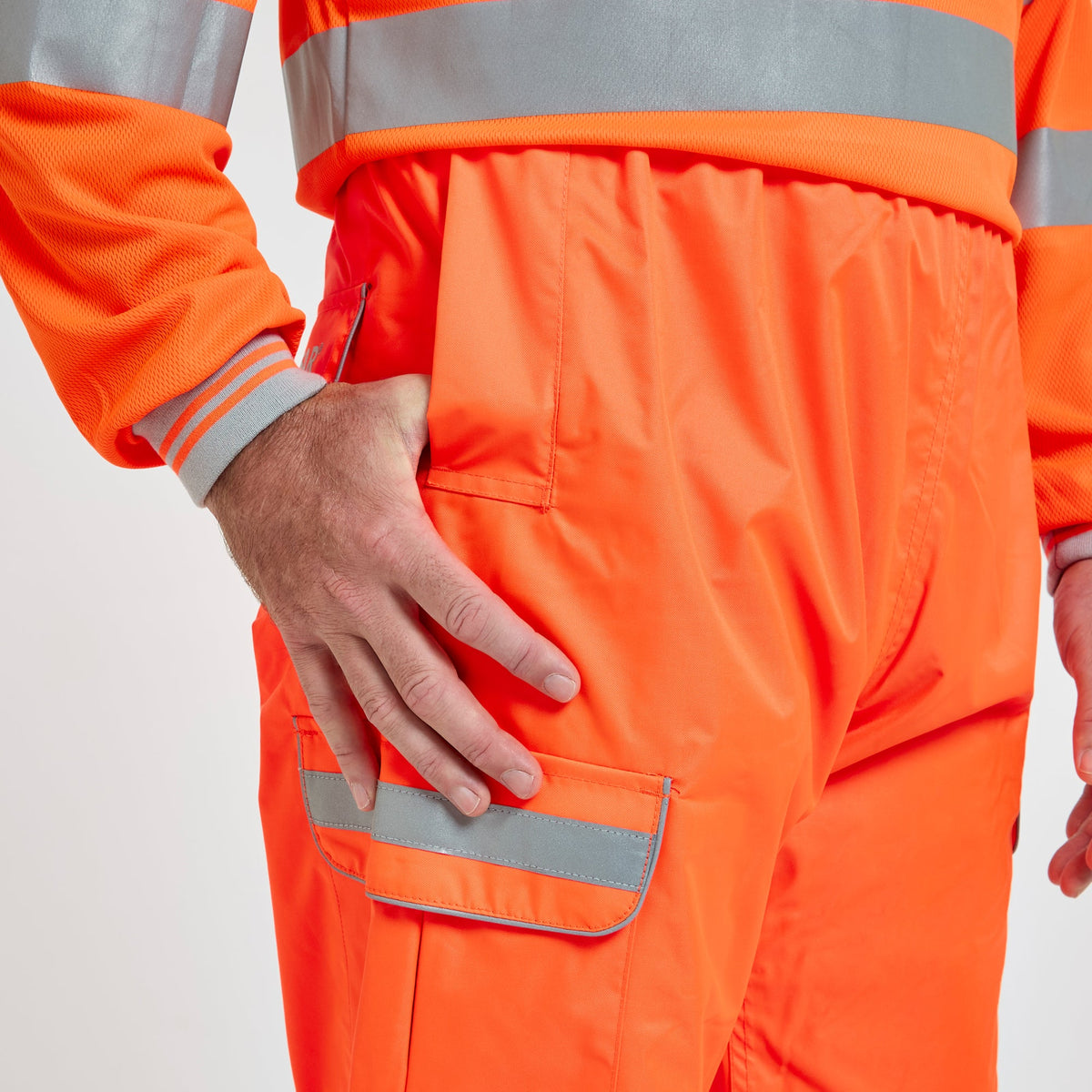 Pulsar Waterproof Overtrousers Orange, image 2