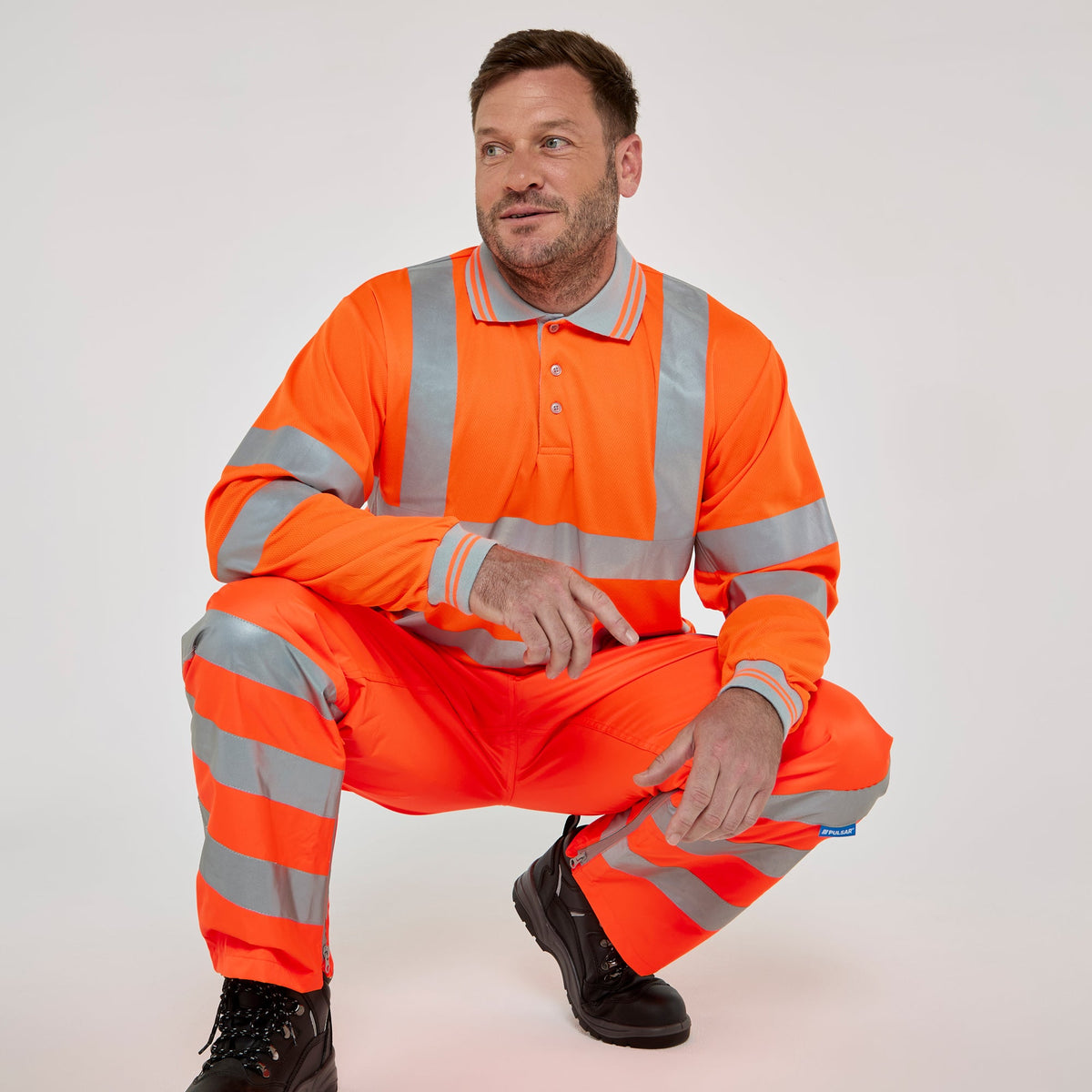Pulsar Waterproof Overtrousers Orange, image 6