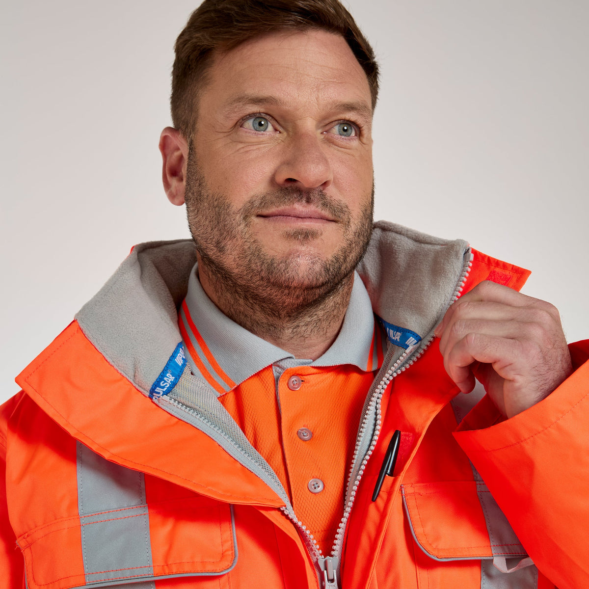 Pulsar Mesh Lined Coverall Orange, image 3
