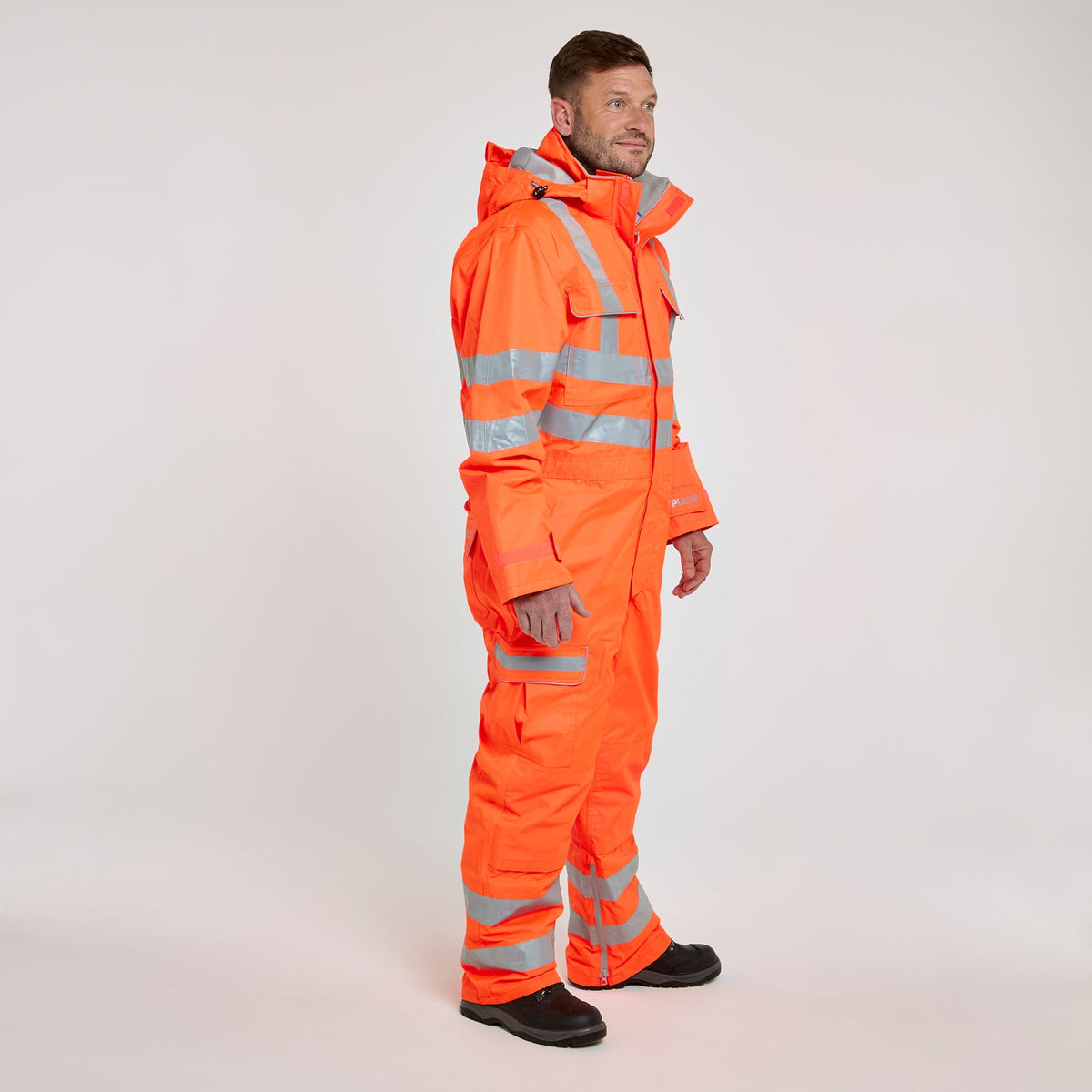 Pulsar Mesh Lined Coverall Orange, image 9