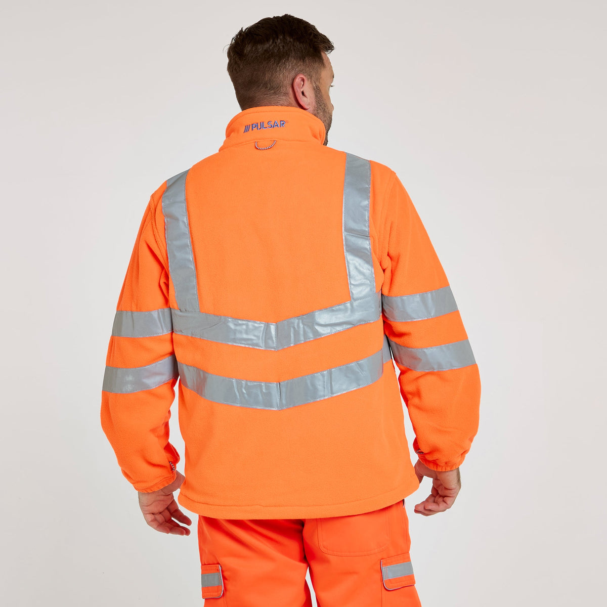 Pulsar Interactive Polar Fleece Jacket Orange, image 3