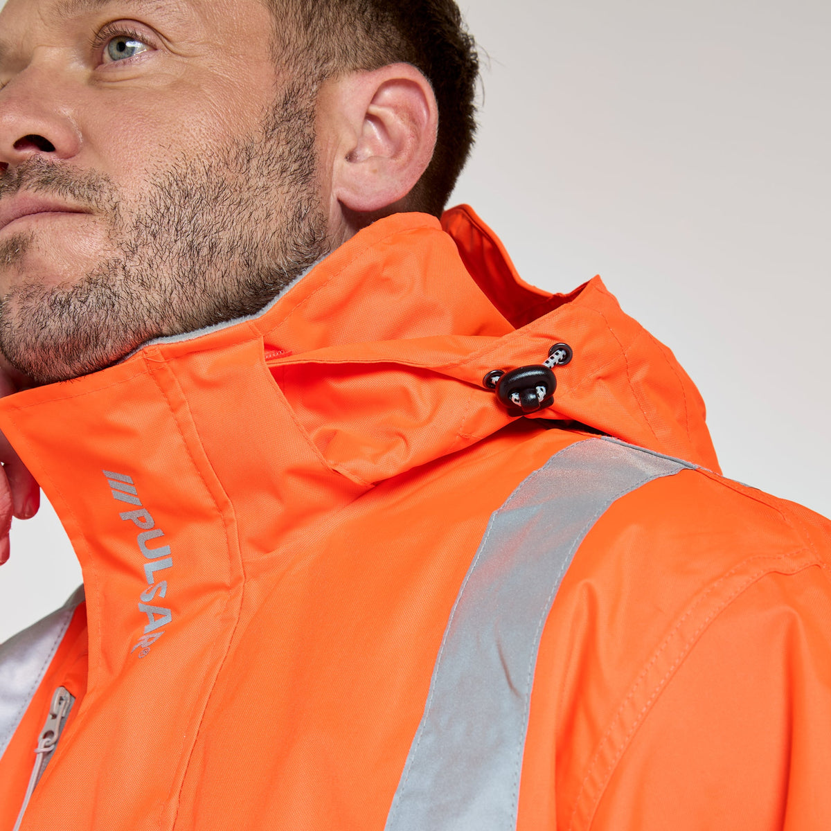 Pulsar Mesh Lined Bomber Jacket Orange, image 9