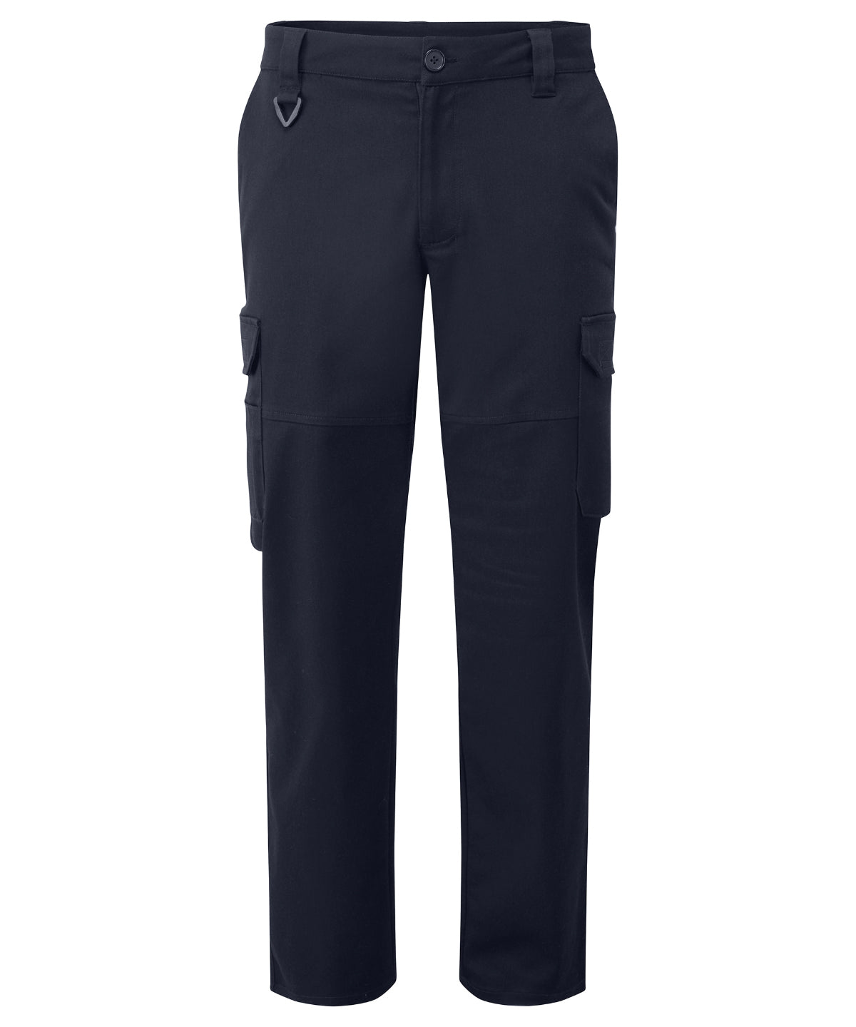 Premier Stretchchecker work cargo trousers in Navy, front view