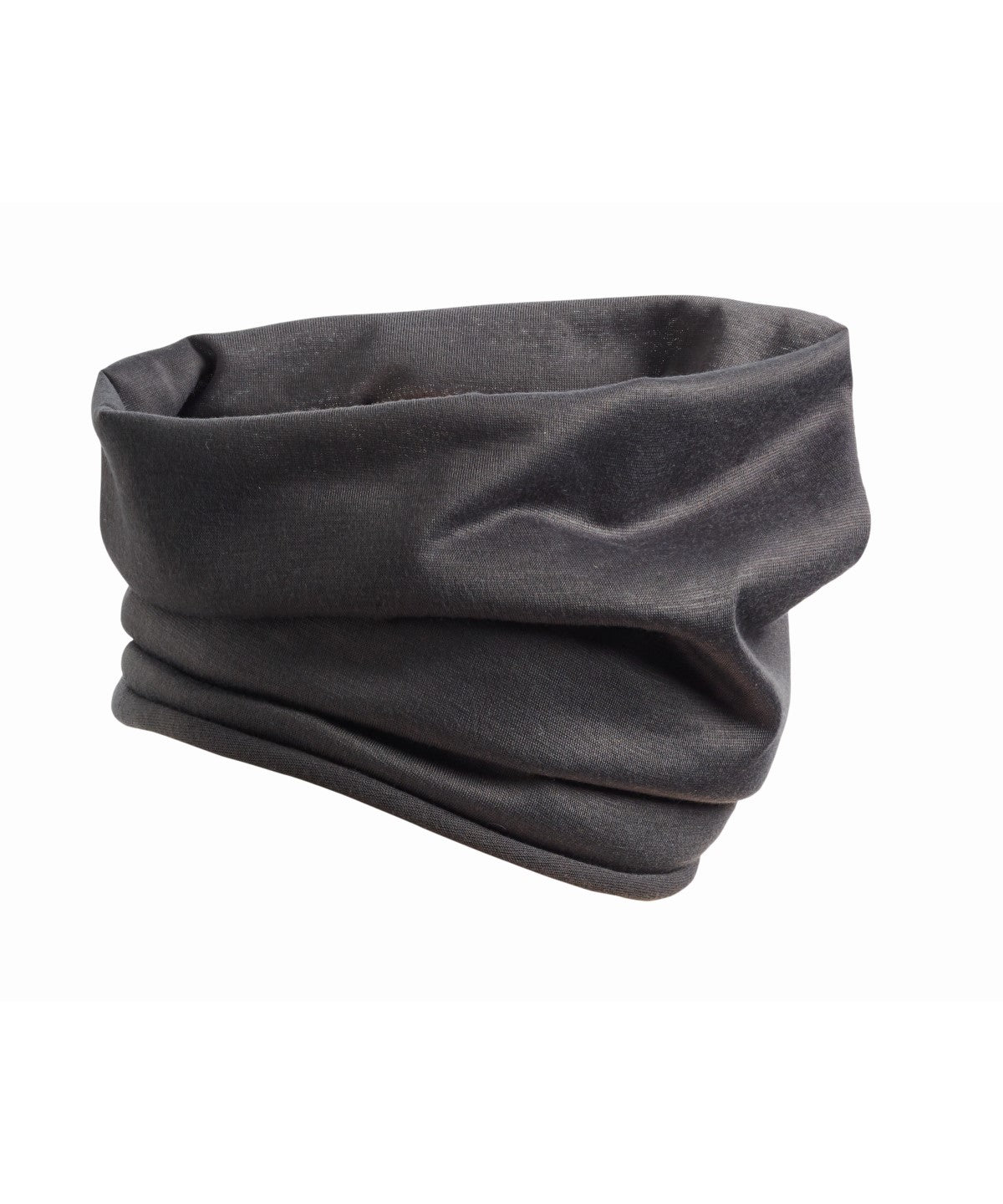 Premier Snood face covering in Dark Grey, front view