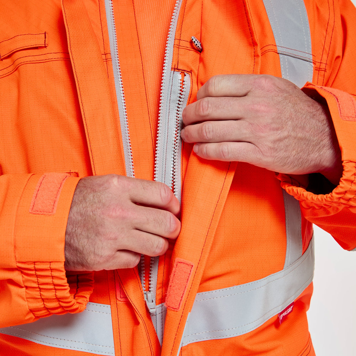 Pulsar Electric ARC Waterproof Storm Coat Orange, image 6