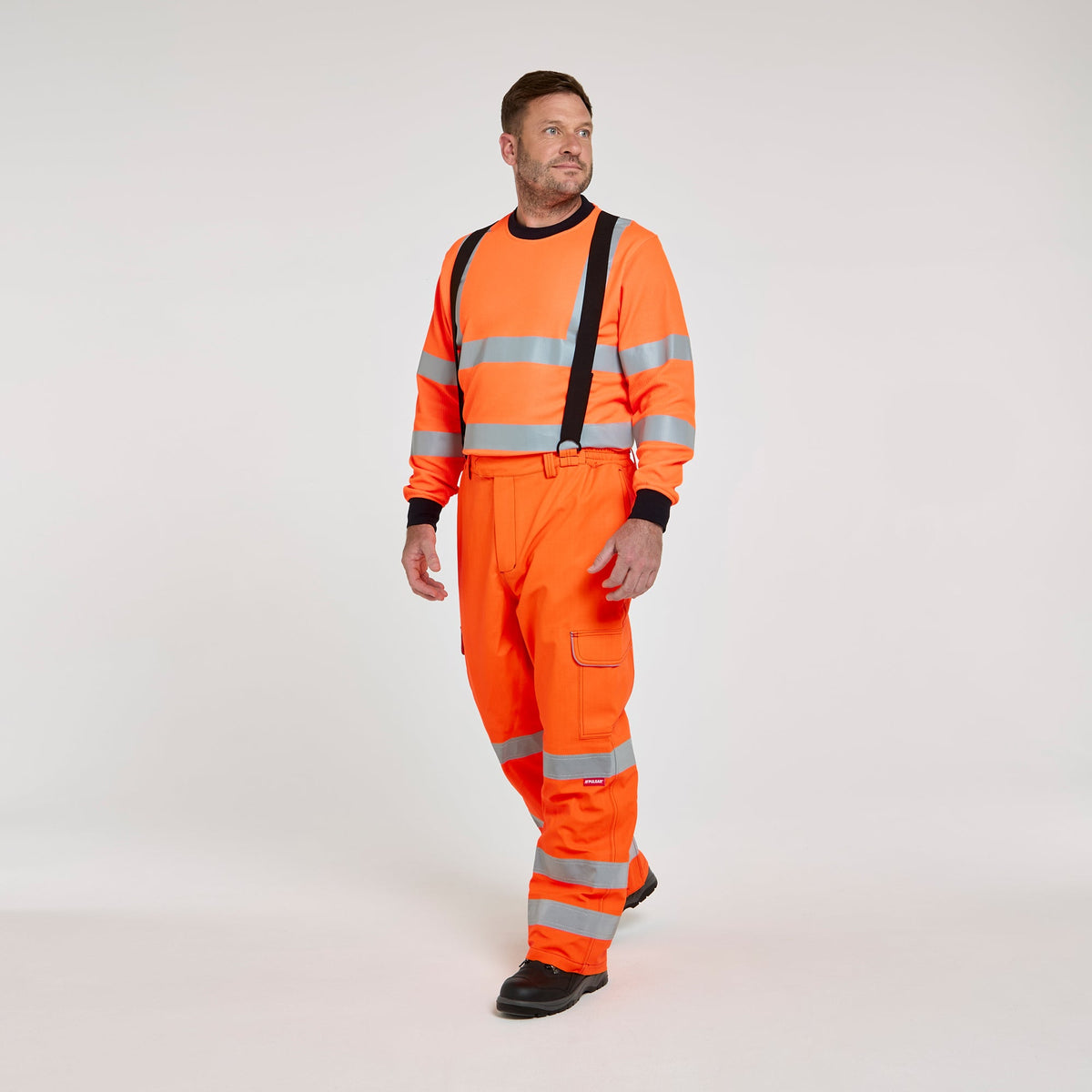 Pulsar Electric ARC Waterproof Salopettes Orange, image 2