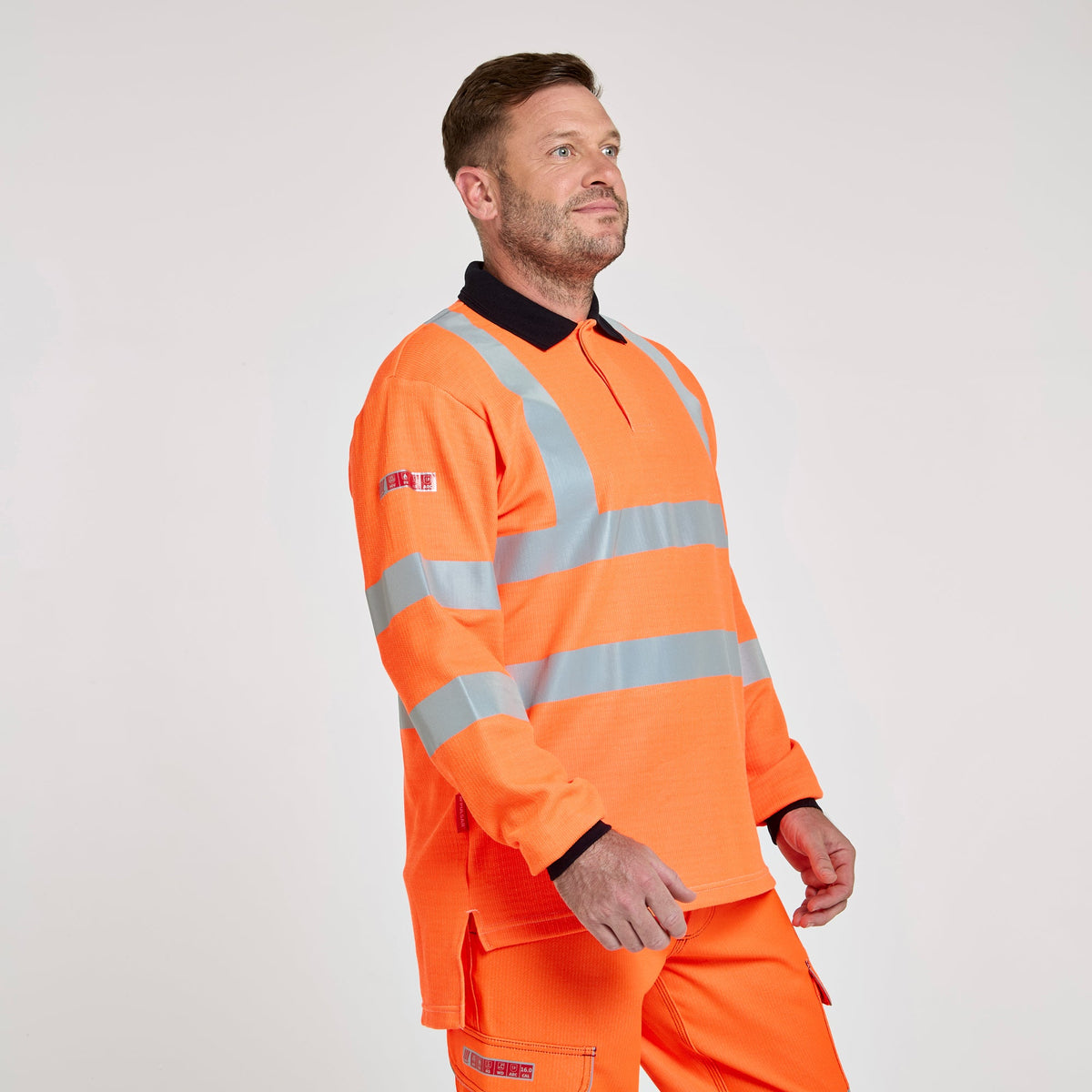 Pulsar Electric ARC Polo Shirt Orange, image 2