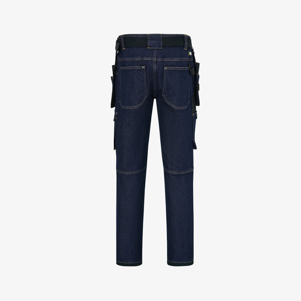 Safety Jogger PRDENIMTRO Pro Denim Trousers Blue back view
