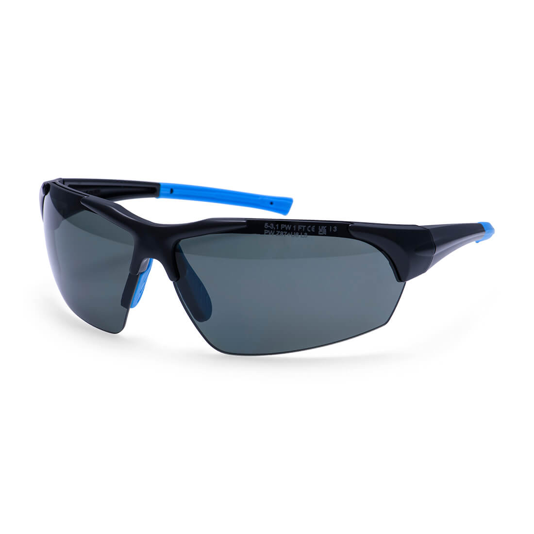 Portwest Polar Star Safety Glasses in Smoke, main product image