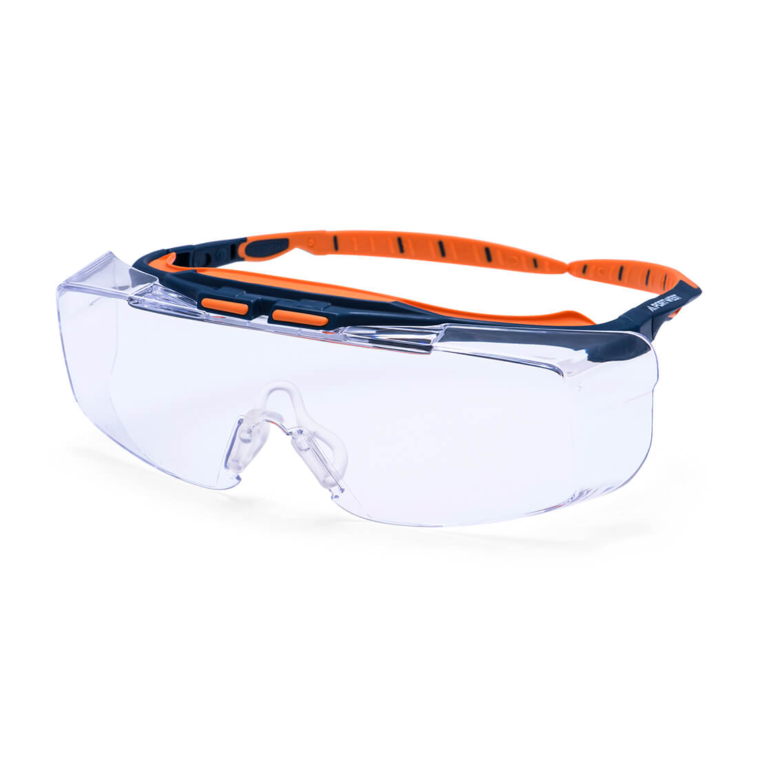 Portwest Peak OTG Safety Glasses in Clear, main product image