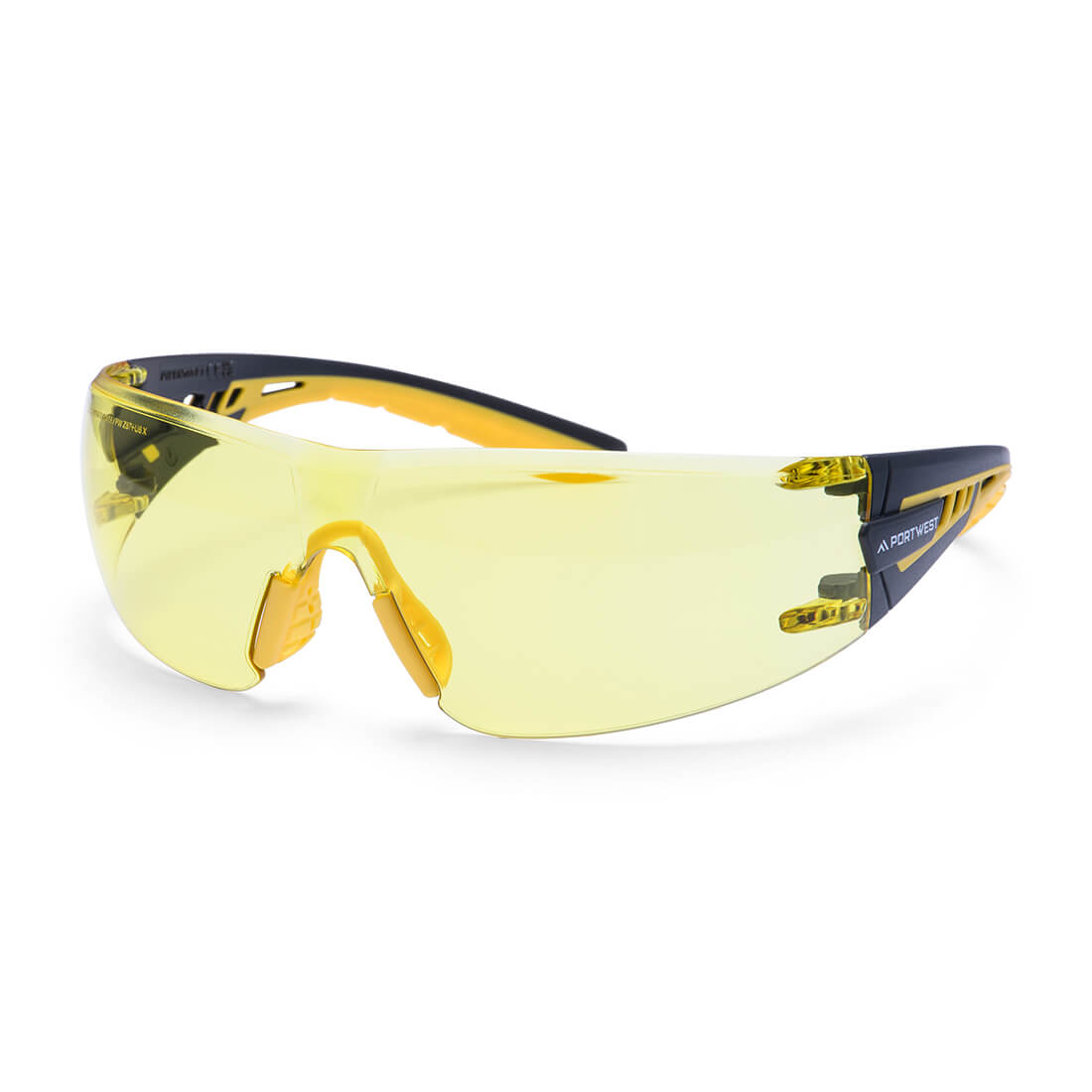 Portwest Tech Look Lite KN Safety Glasses in Mirror (Indoor/Outdoor), main product image