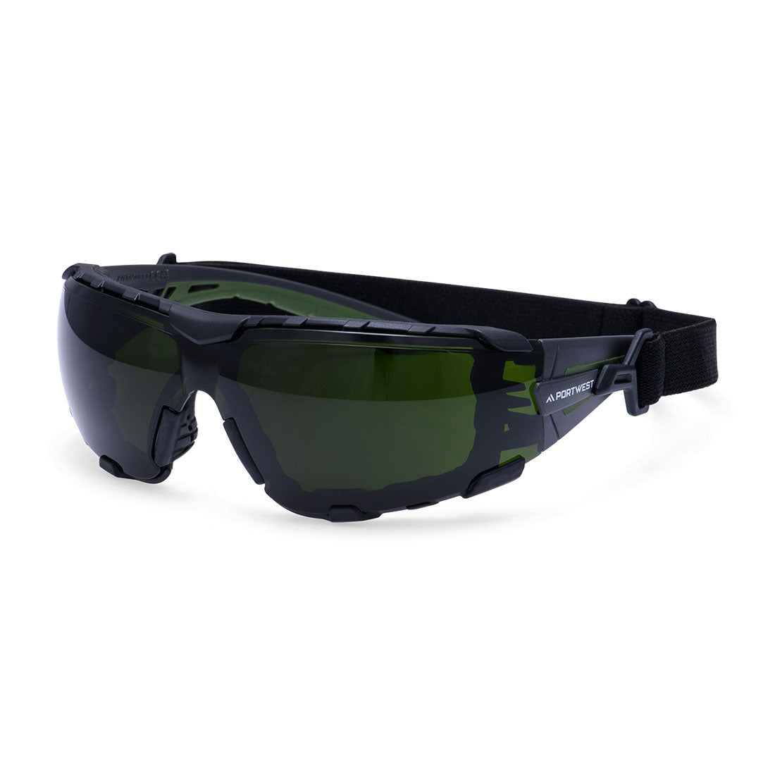 Portwest Tech Look Pro KN Safety Glasses in Green, image 2