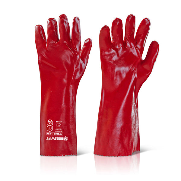 Click Pvc Gauntlet Red 16, main product image