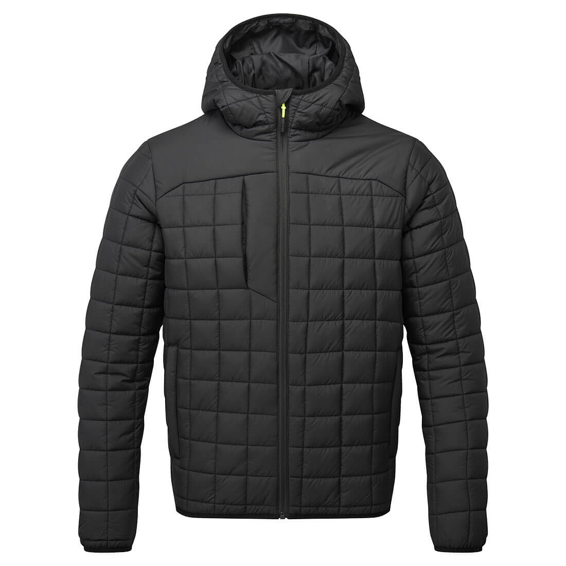 Portwest PW3 Square Baffle Jacket in Black, main product image