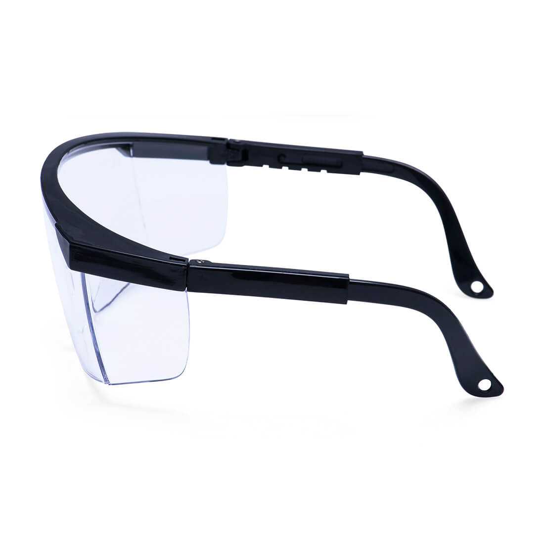 Portwest PW33 Classic Safety Spectacles in Clear, back view