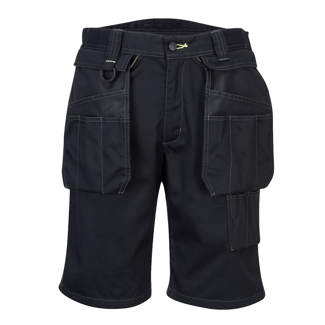 Portwest PW3 Holster Work Shorts in Black, main product image