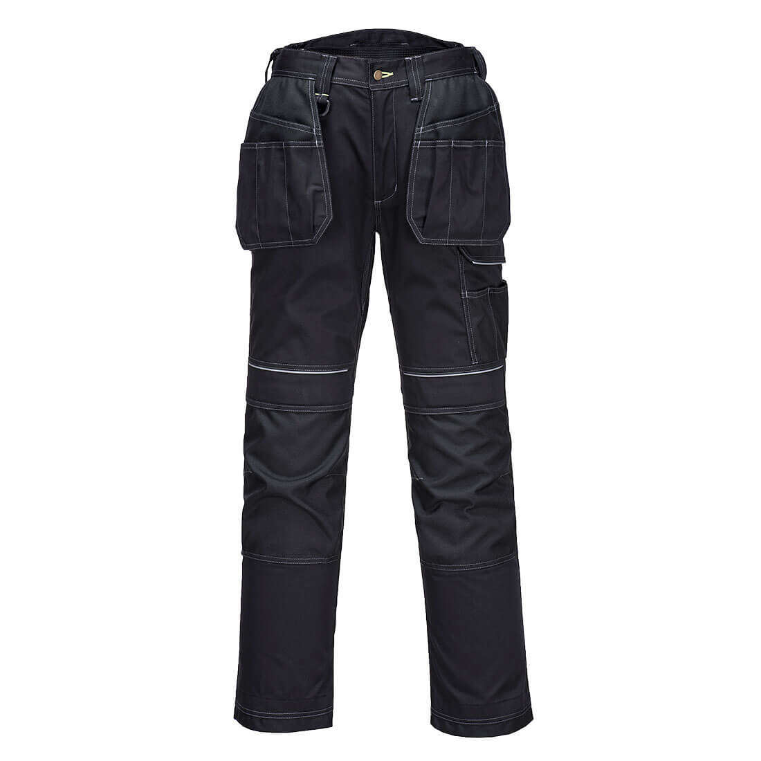 Portwest PW3 Insulated Holster Trousers in Black, main product image