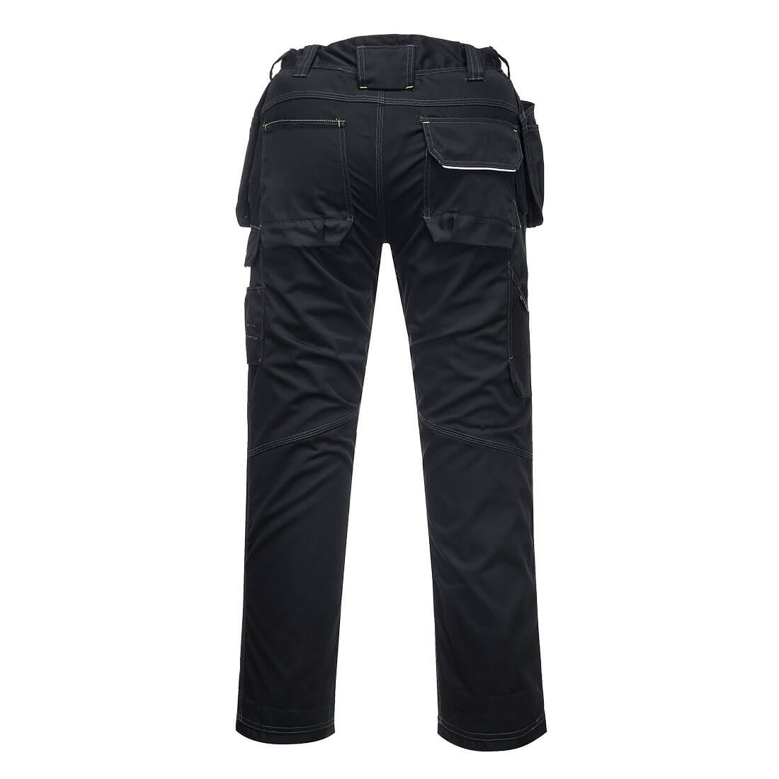 Portwest PW357 PW3 Insulated Holster Trousers in Black, back view