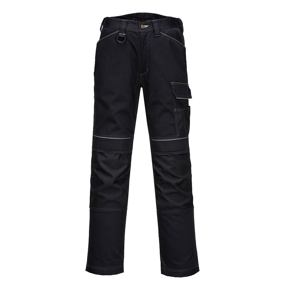 Portwest PW3 Women's Stretch Work Trousers in Black, main product image