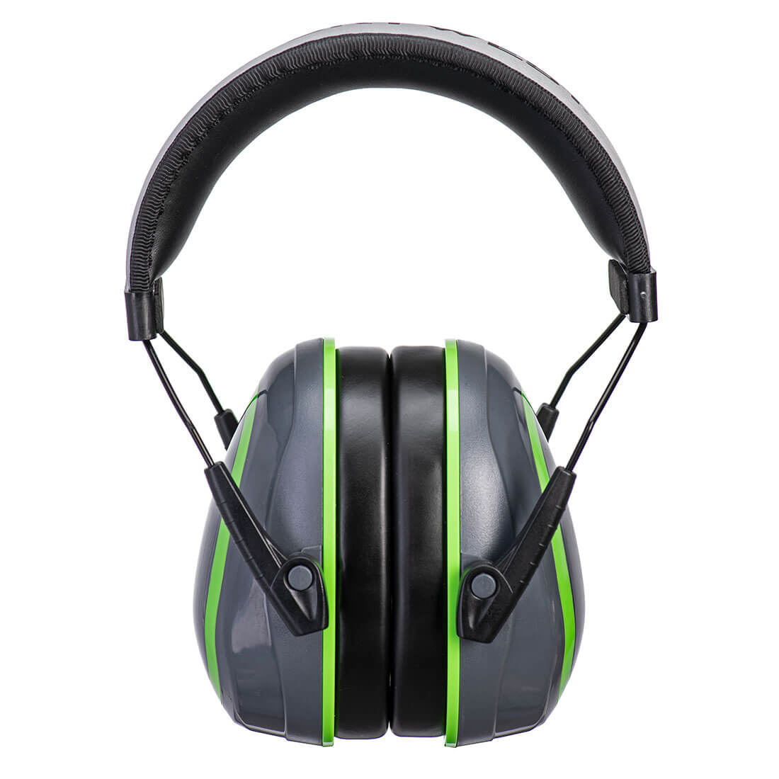 Portwest HV Extreme Ear Defenders Low in Grey/Green, main product image