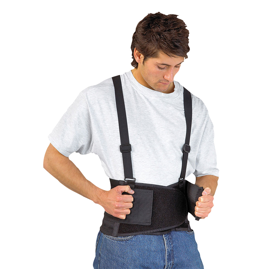 Portwest Back Support Belt in Black, main product image