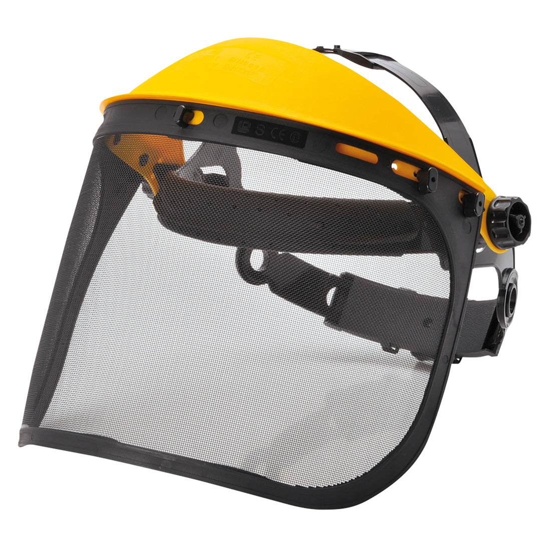 Portwest Browguard with Mesh Visor in Black, main product image