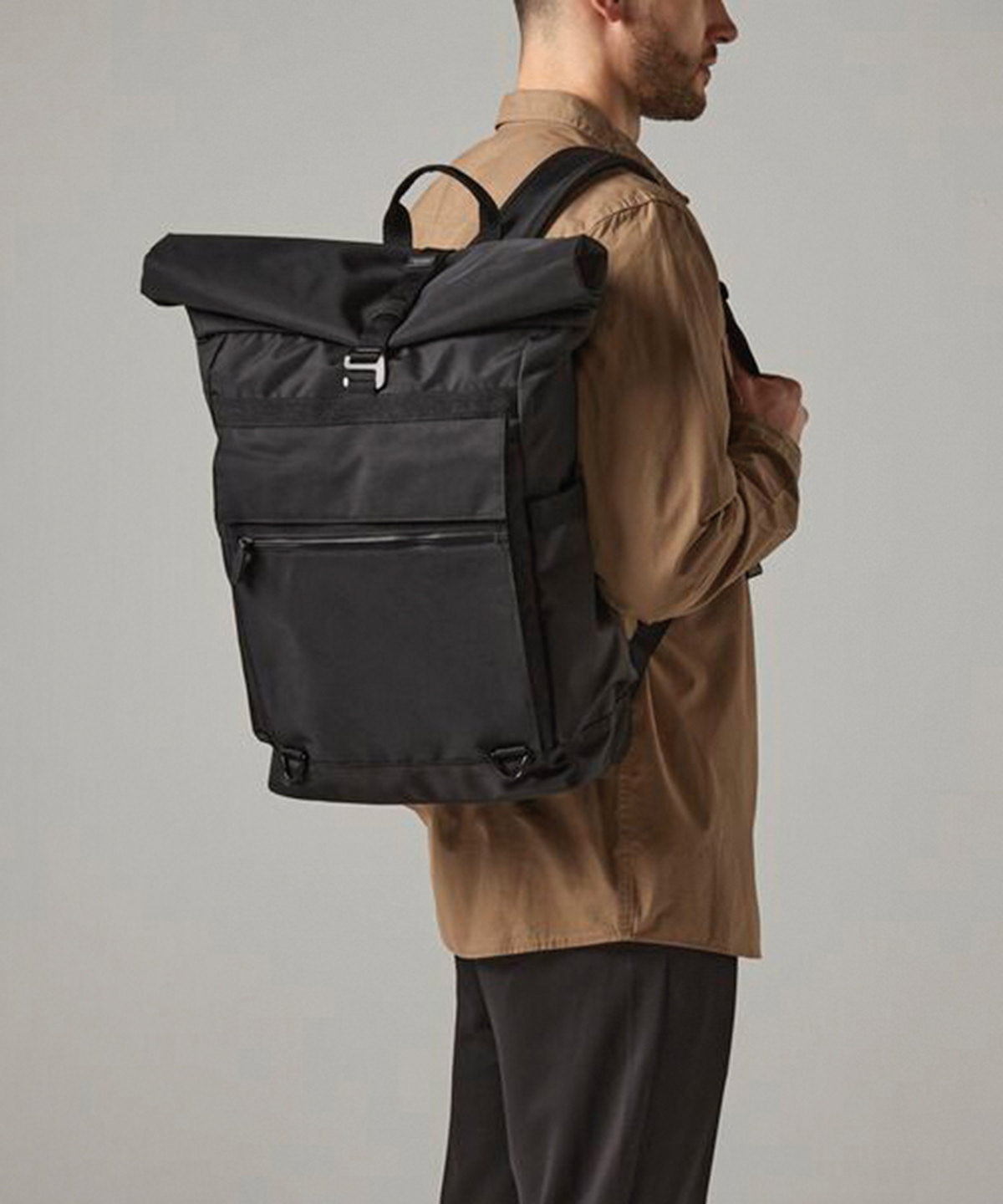 Quadra Axis roll-top backpack, lifestyle photo
