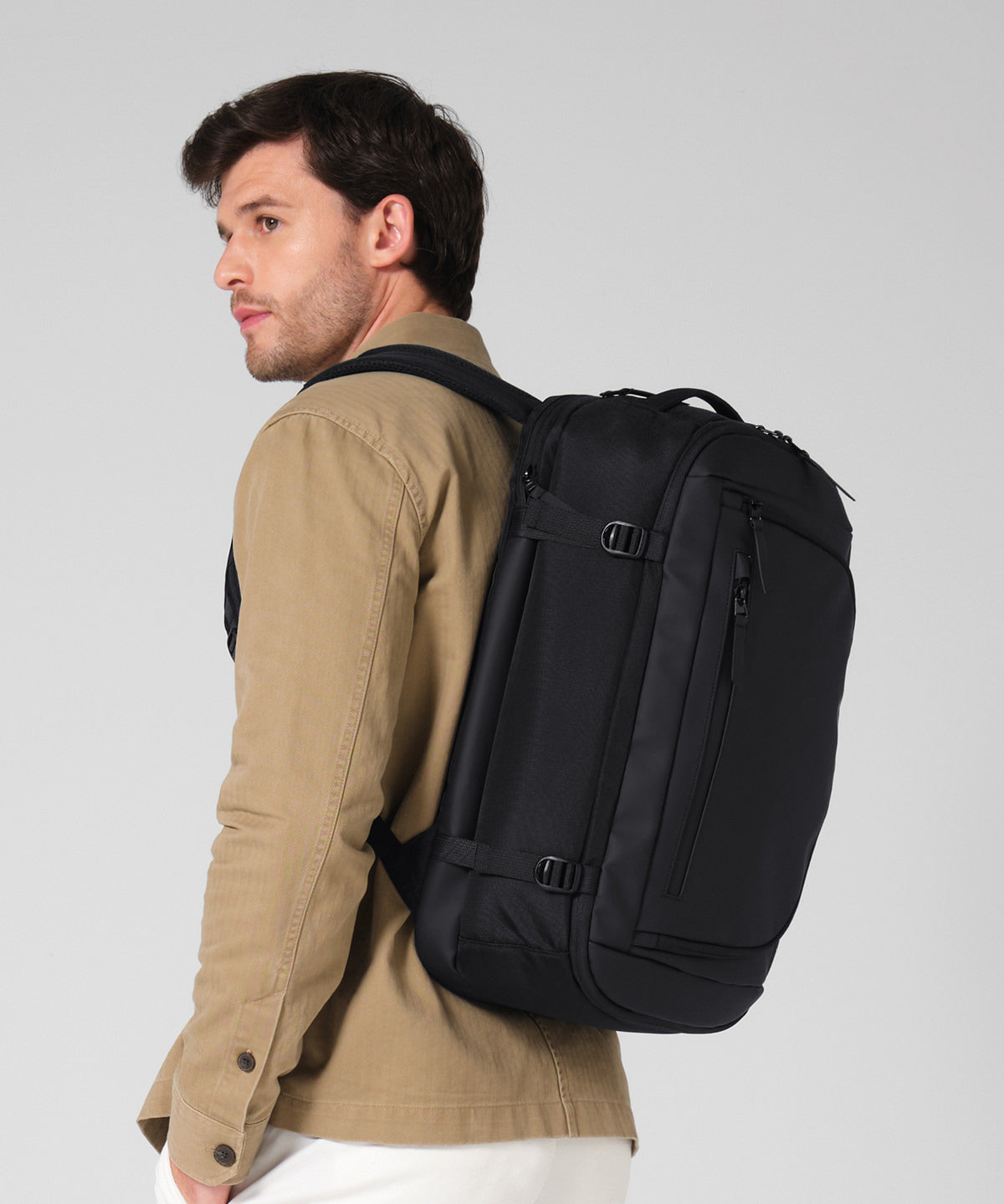 Quadra Zürich travel backpack in Black, lifestyle photo