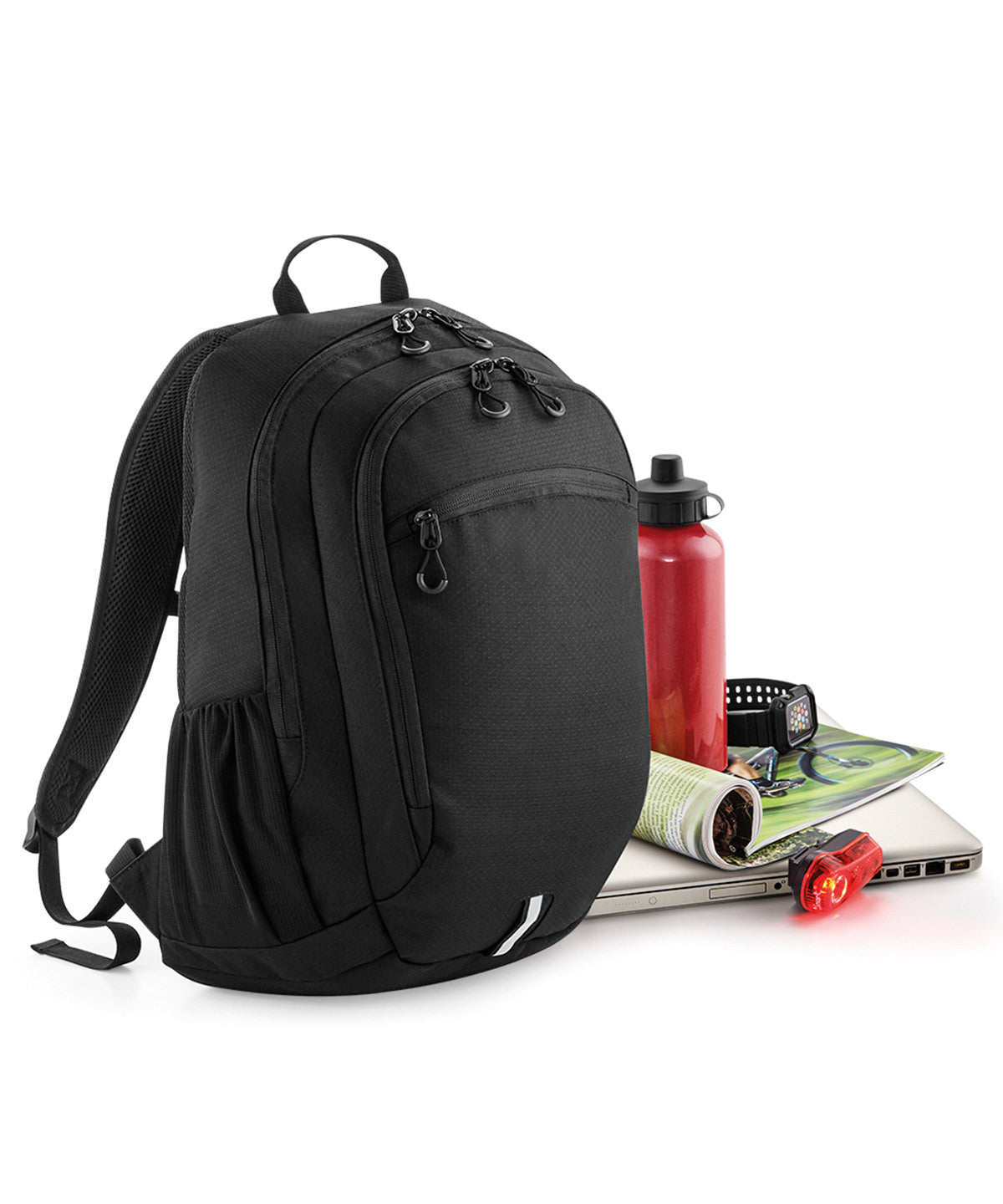 Quadra Endeavour backpack in Jet Black, lifestyle photo