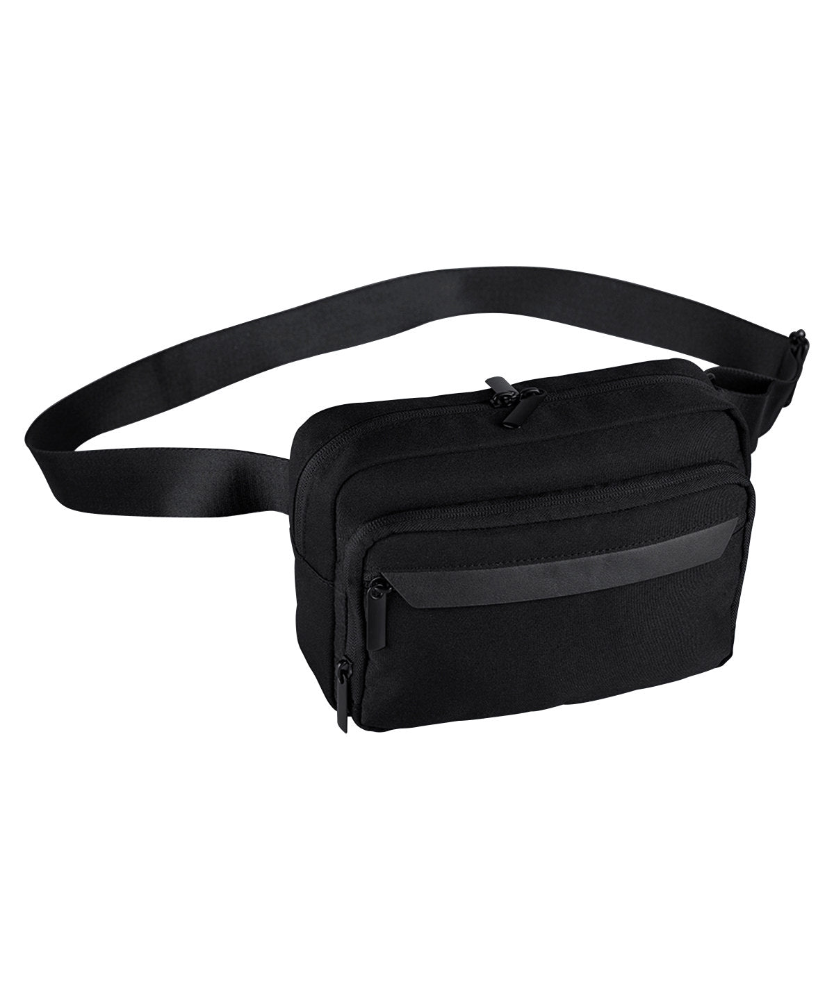 Quadra Airside cross body bag in Black, front view